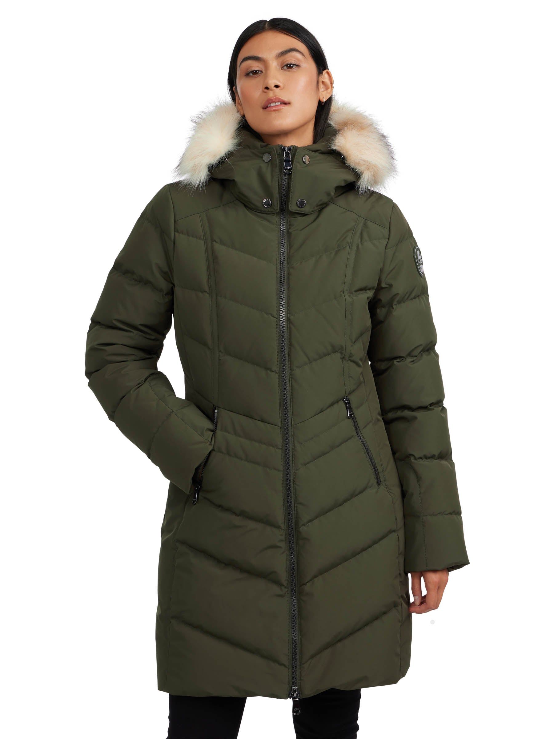 January Women's Quilted Puffer w/ Faux Fur sold by Pajar