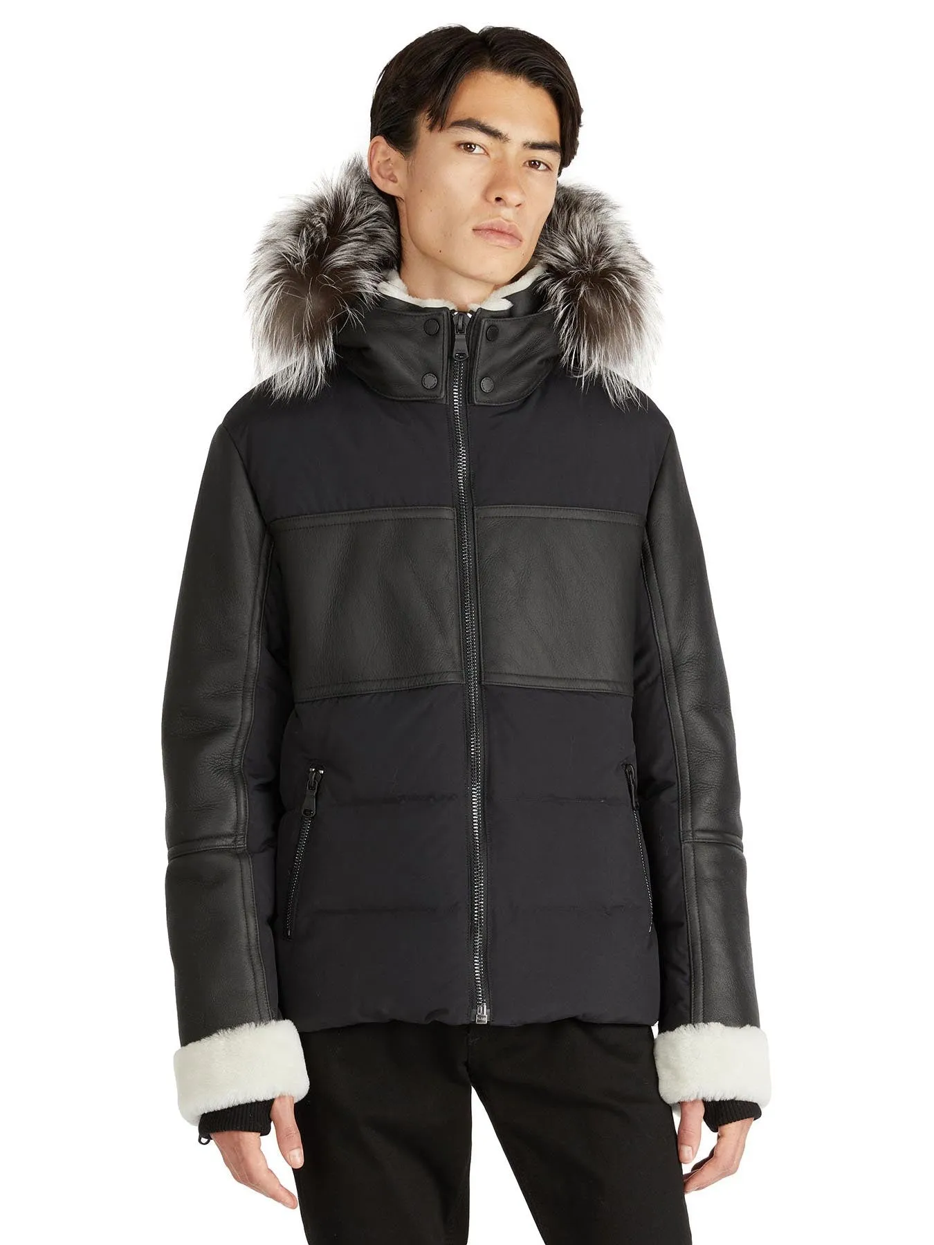 Bergen Men's Luxury Shearling Puffer sold by Pajar