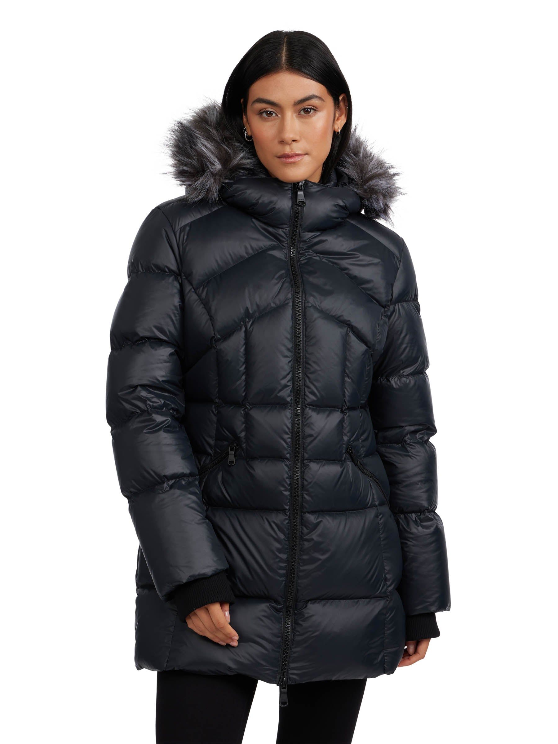 Ares Women's Puffer Jacket w/Faux Fur Trim sold by Pajar