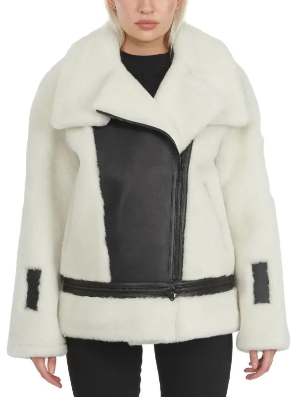 Naomi Women's Shearling Perfecto Jacket sold by Pajar