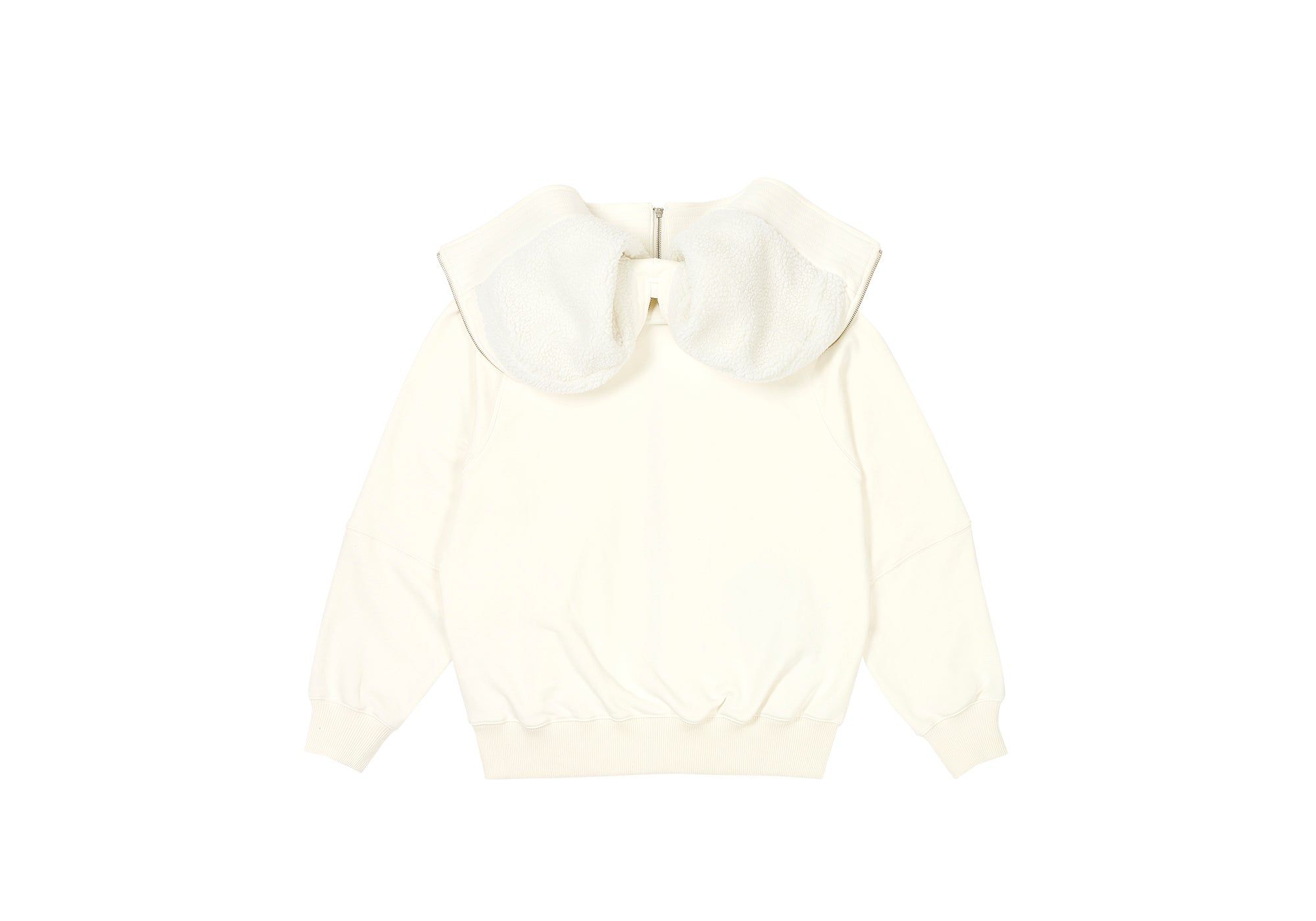 SPLIT HOOD BOMBER SWEAT WHITE sold by PALACE product image thumbnail 3