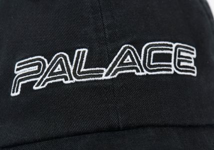 PALACE ISN'T IT 6-PANEL BLACK sold by PALACE