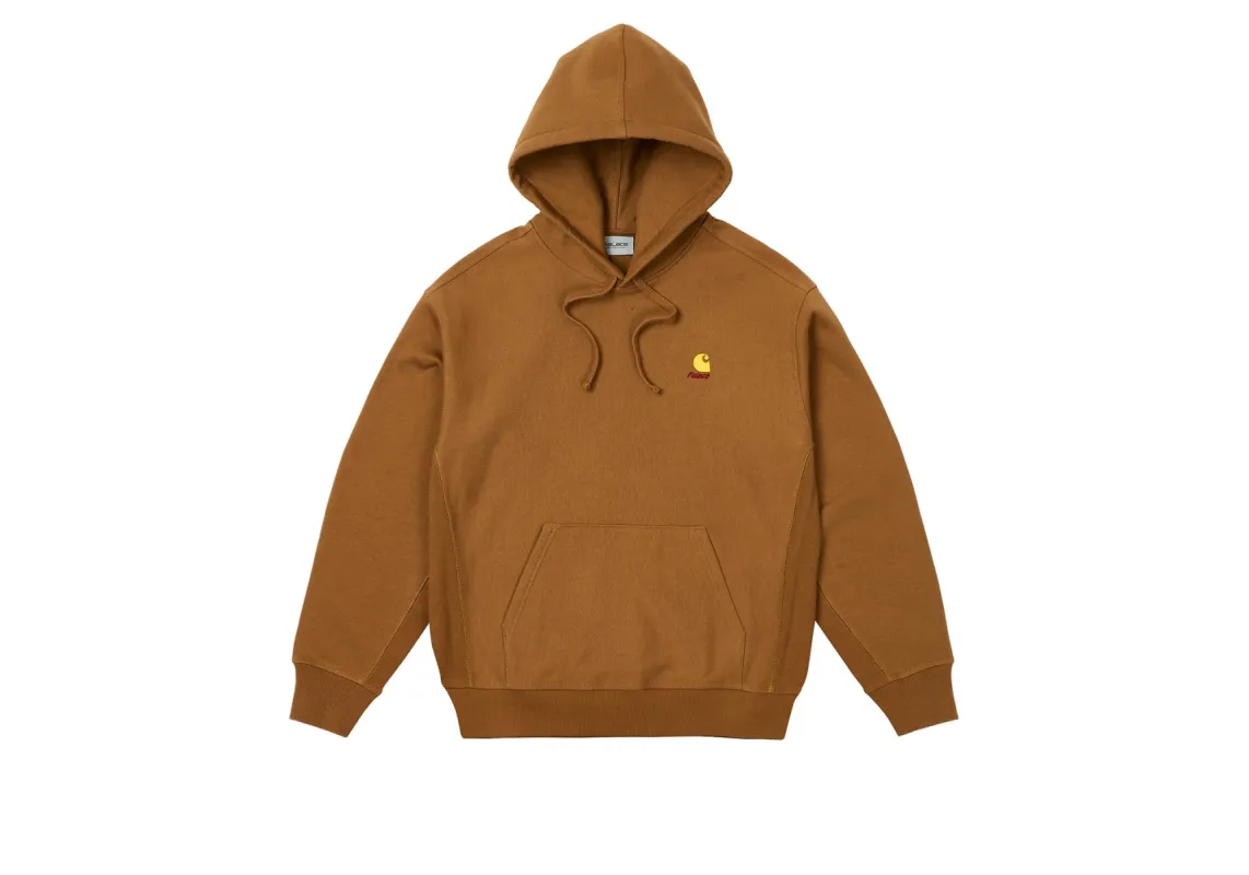 PALACE CARHARTT WIP HOOD HAMILTON BROWN TOBACCO sold by PALACE
