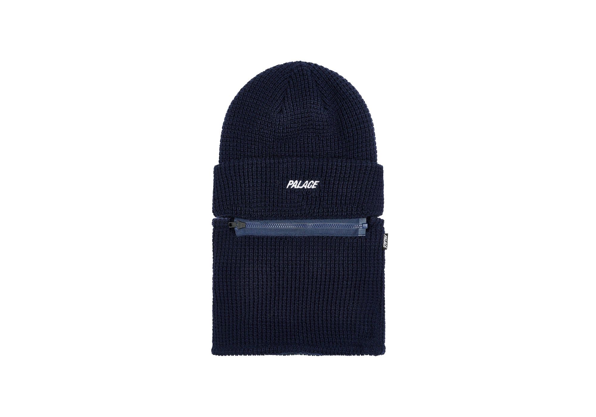 ZIP OFF FACEWARMER P BEANIE NAVY sold by PALACE product image thumbnail 3