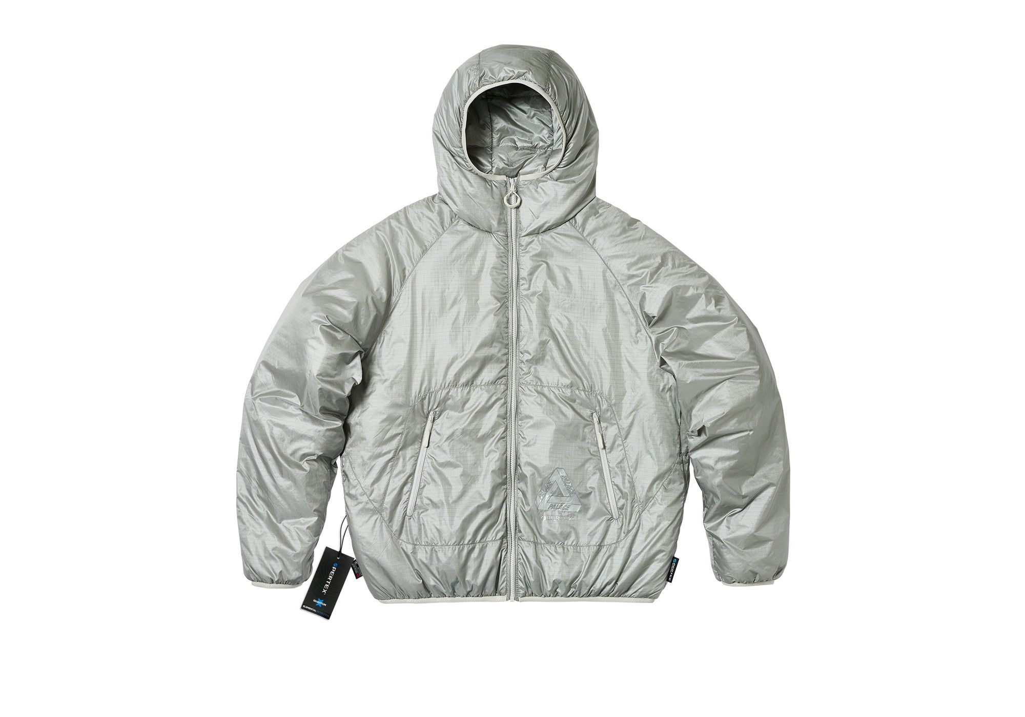 PERTEX® QUILTED JACKET GREY sold by PALACE