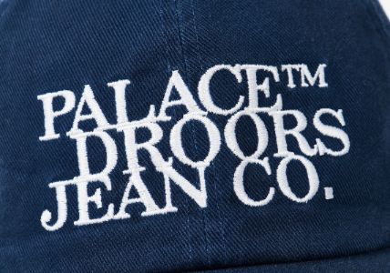 PALACE DROORS 6-PANEL NAVY sold by PALACE