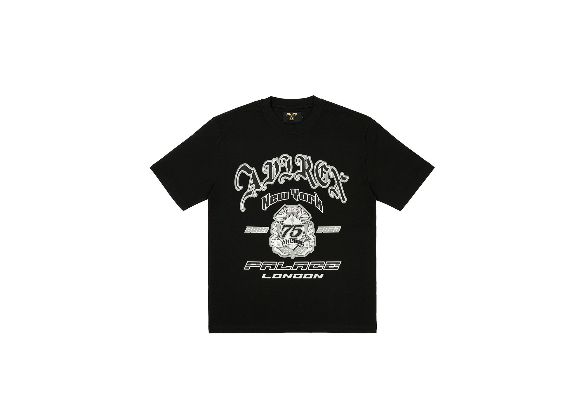 PALACE AVIREX T-SHIRT BLACK | Parallel