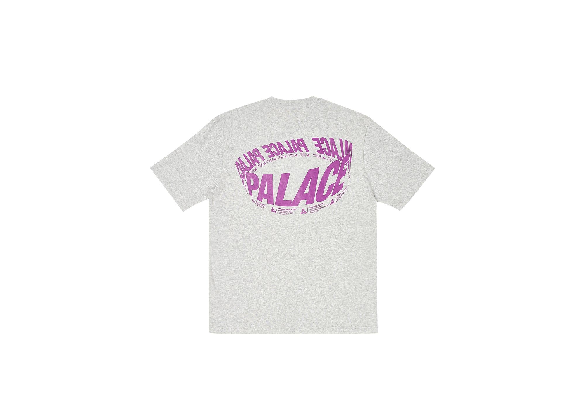 WRAPPER LOGO T-SHIRT GREY MARL sold by PALACE