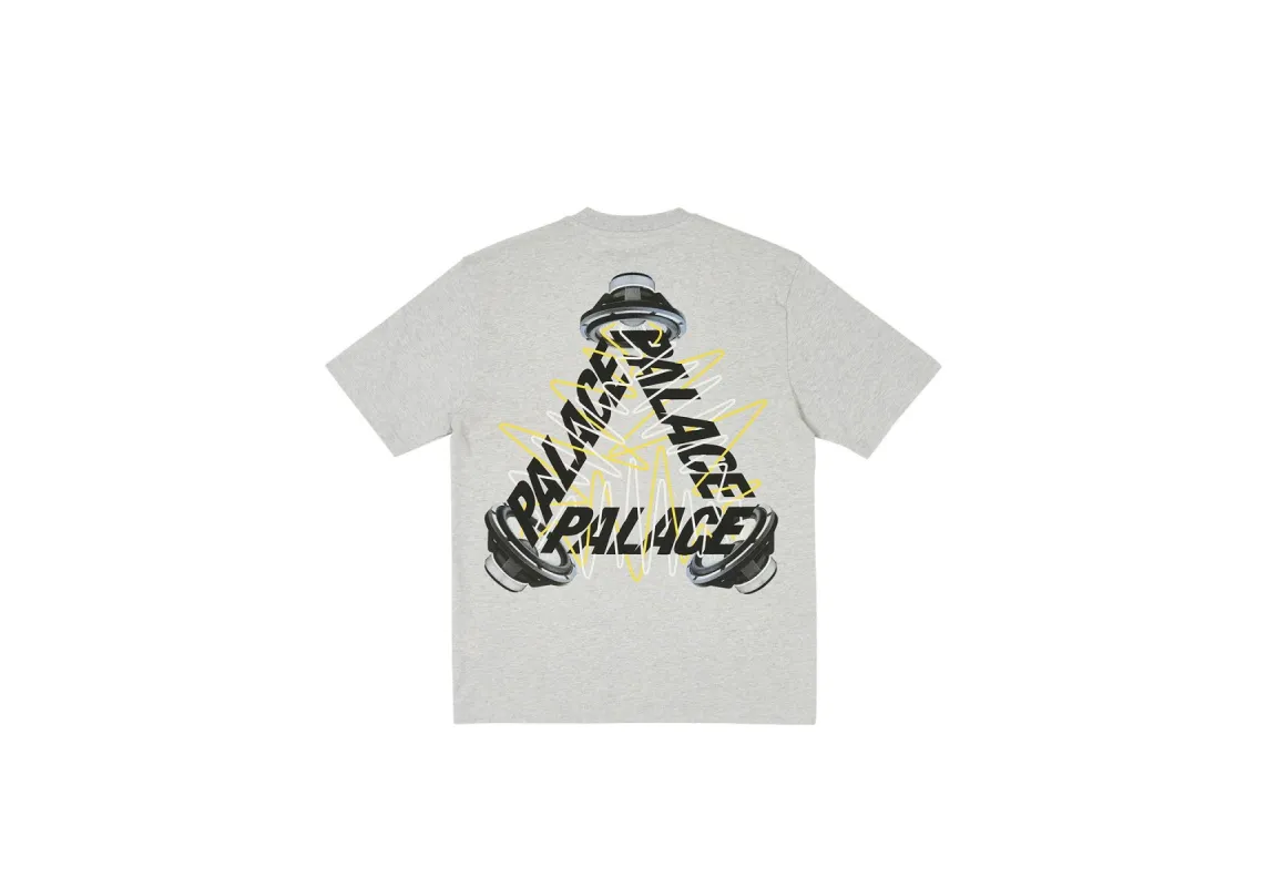 SPEAKER P-3 T-SHIRT GREY MARL sold by PALACE