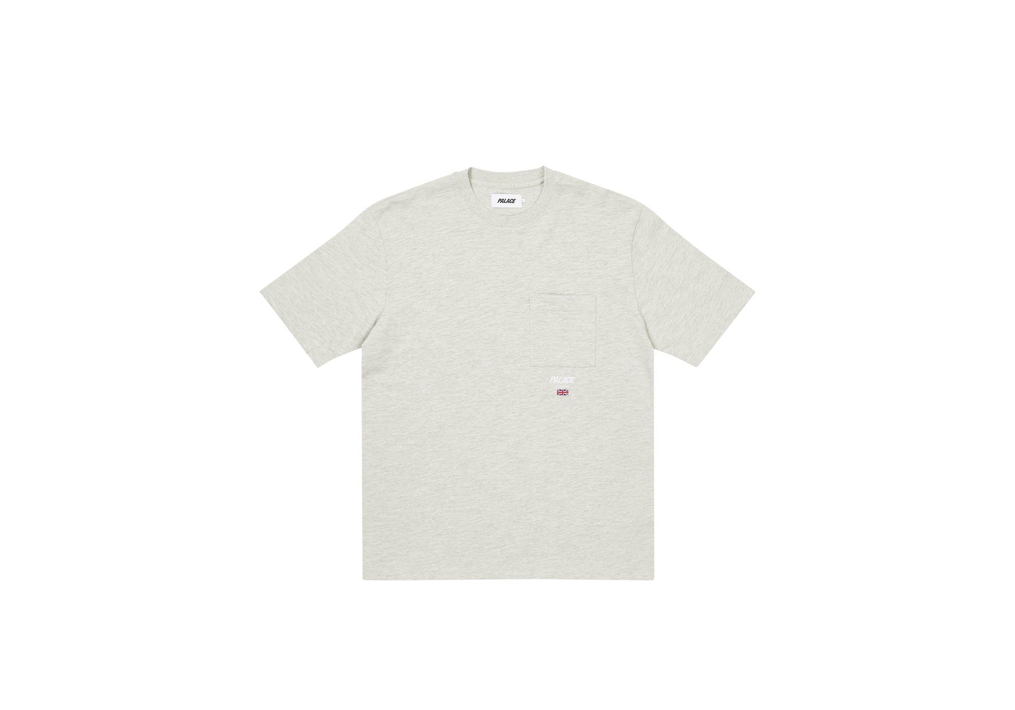 SLUB SQUARE POCKET T-SHIRT GREY MARL sold by PALACE