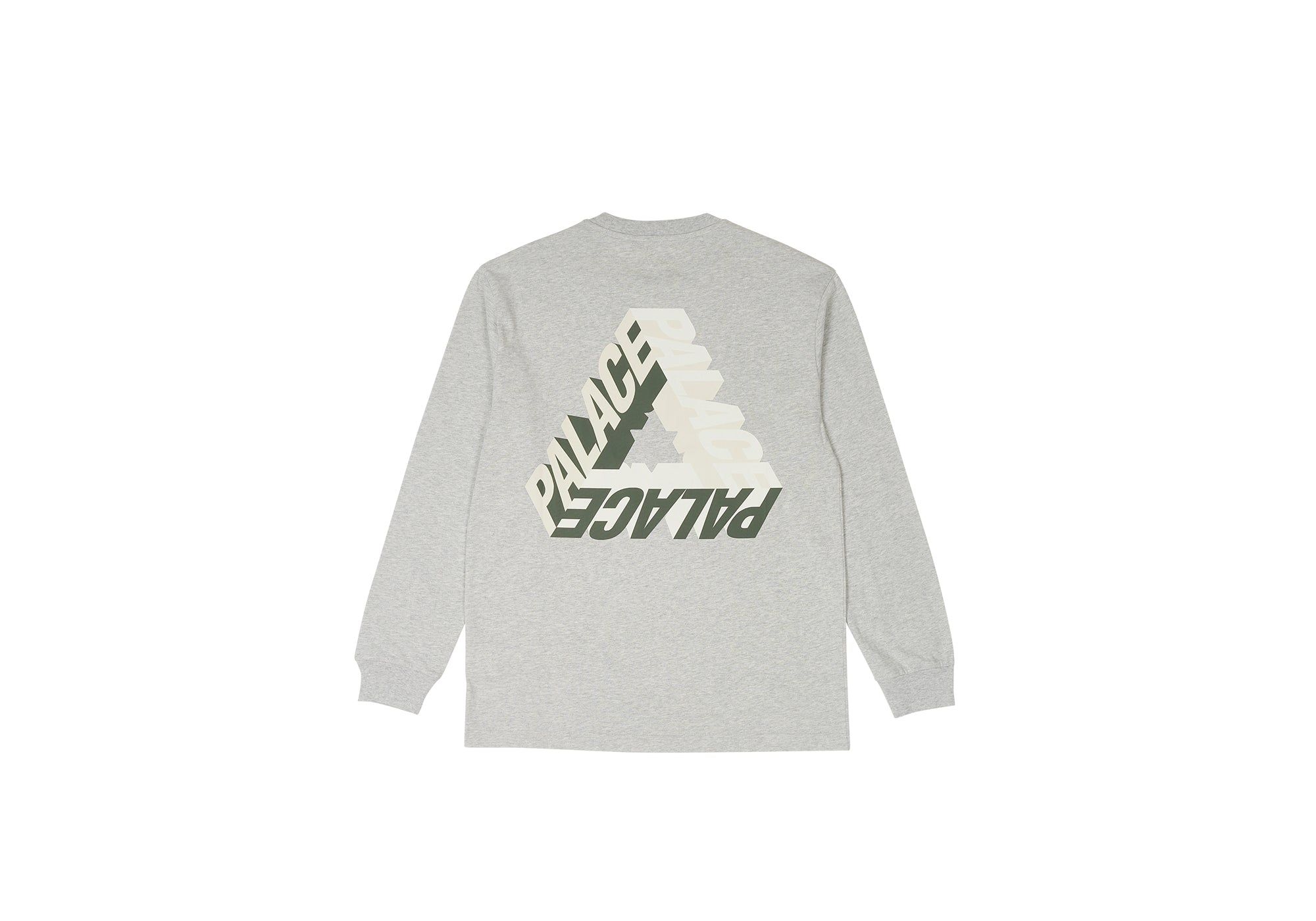 P-3D LONGSLEEVE GREY MARL sold by PALACE