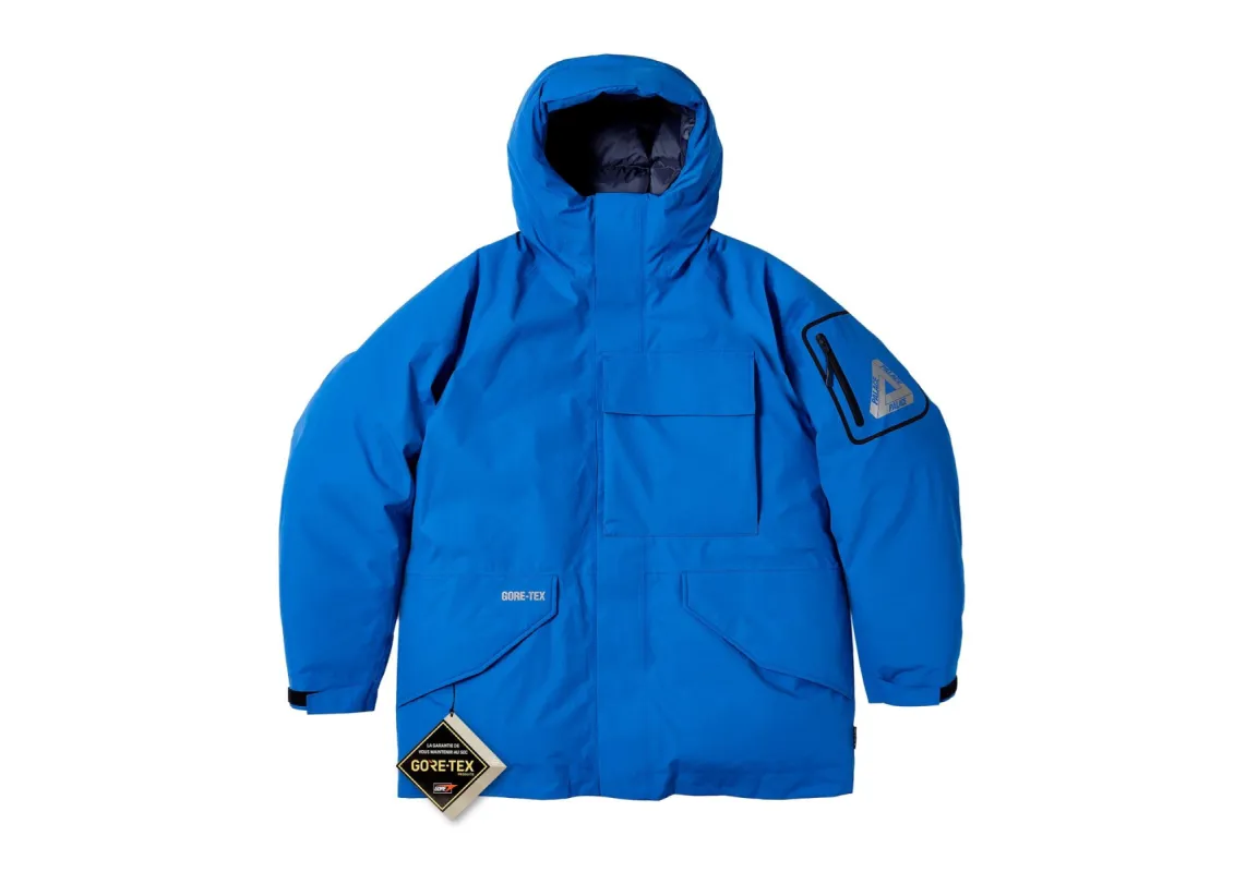 GORE-TEX CARGO DOWN PARKA PALACE BLUE sold by PALACE