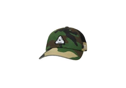 MILITARY SHELL TRI-FERG PATCH 6-PANEL CAMO sold by PALACE