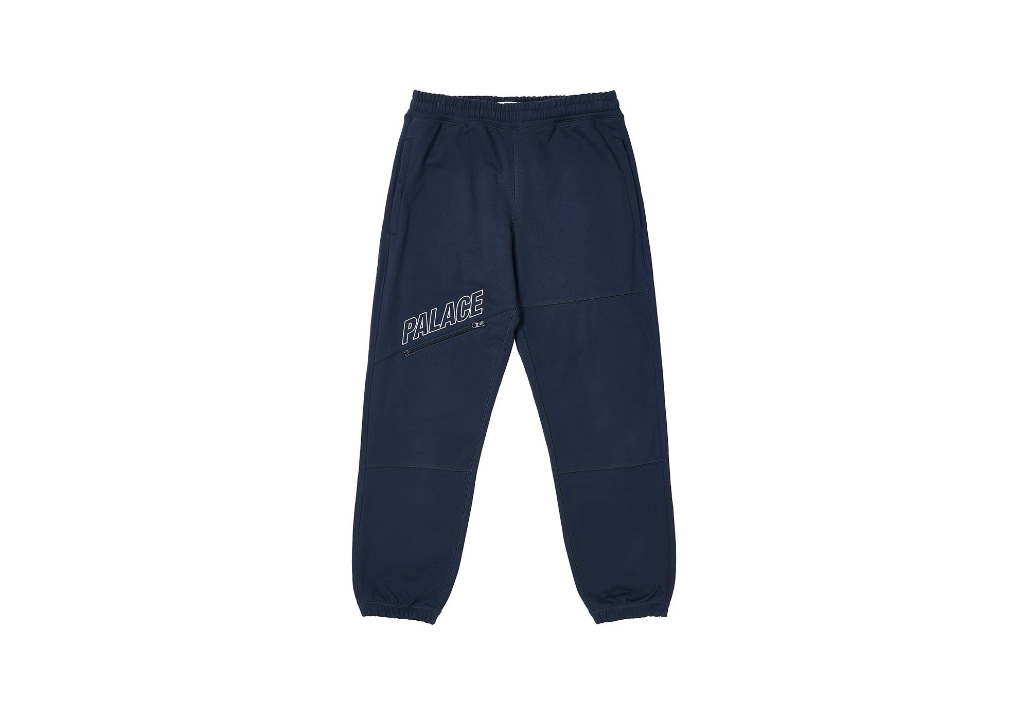 SLANT ZIP JOGGERS BLUE sold by PALACE