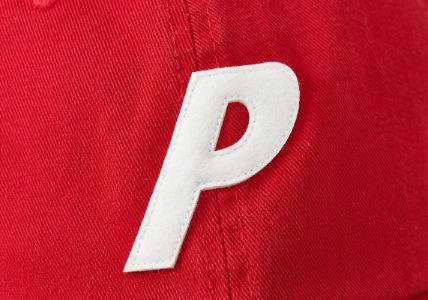 P 6-PANEL TRUEST RED sold by PALACE