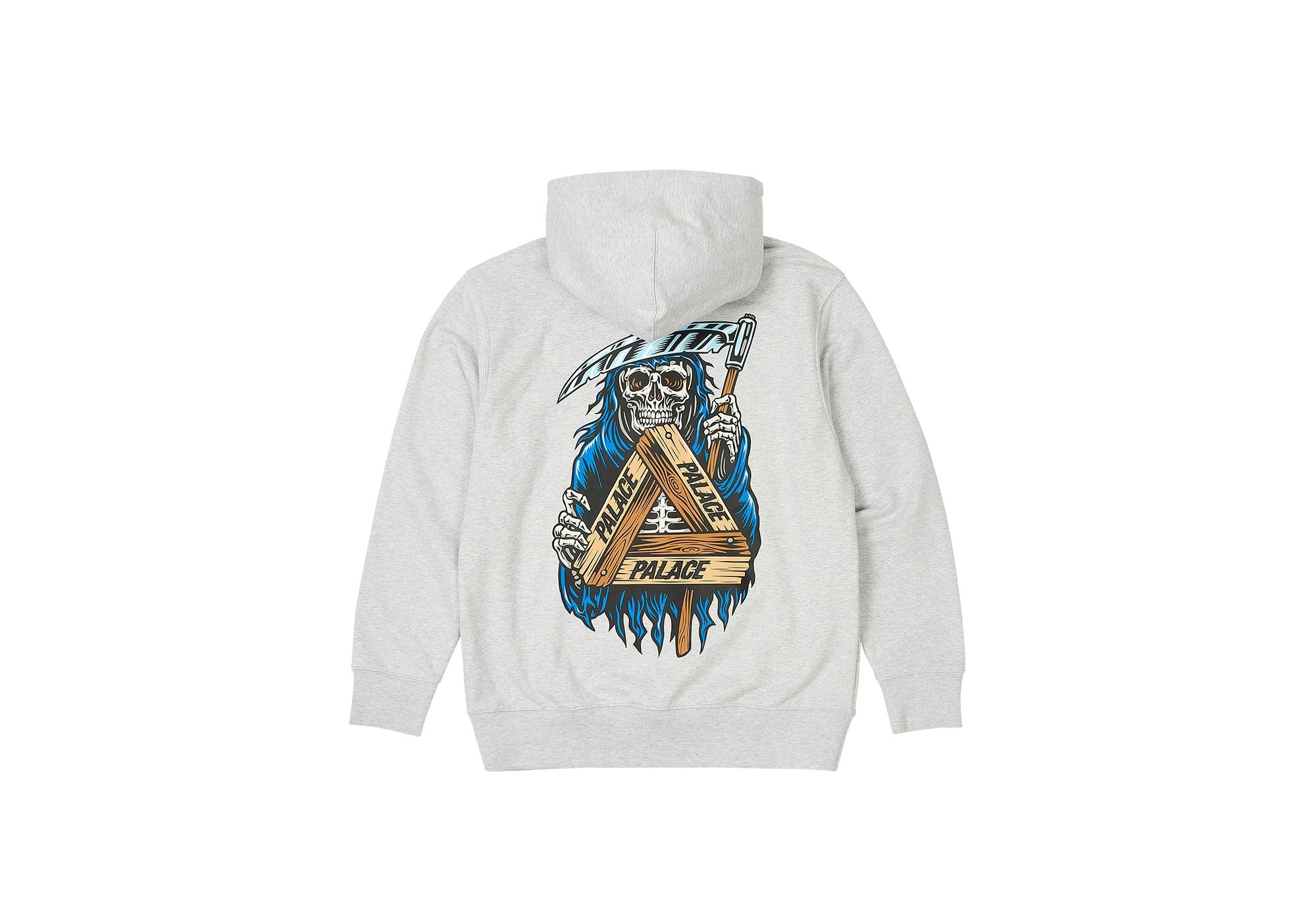 REAPER HOOD GREY MARL sold by PALACE