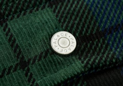 DROP SHOULDER CORD SHIRT TARTAN sold by PALACE