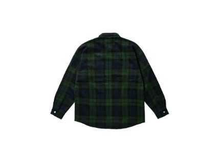 DROP SHOULDER CORD SHIRT TARTAN sold by PALACE