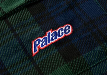 DROP SHOULDER CORD SHIRT TARTAN sold by PALACE