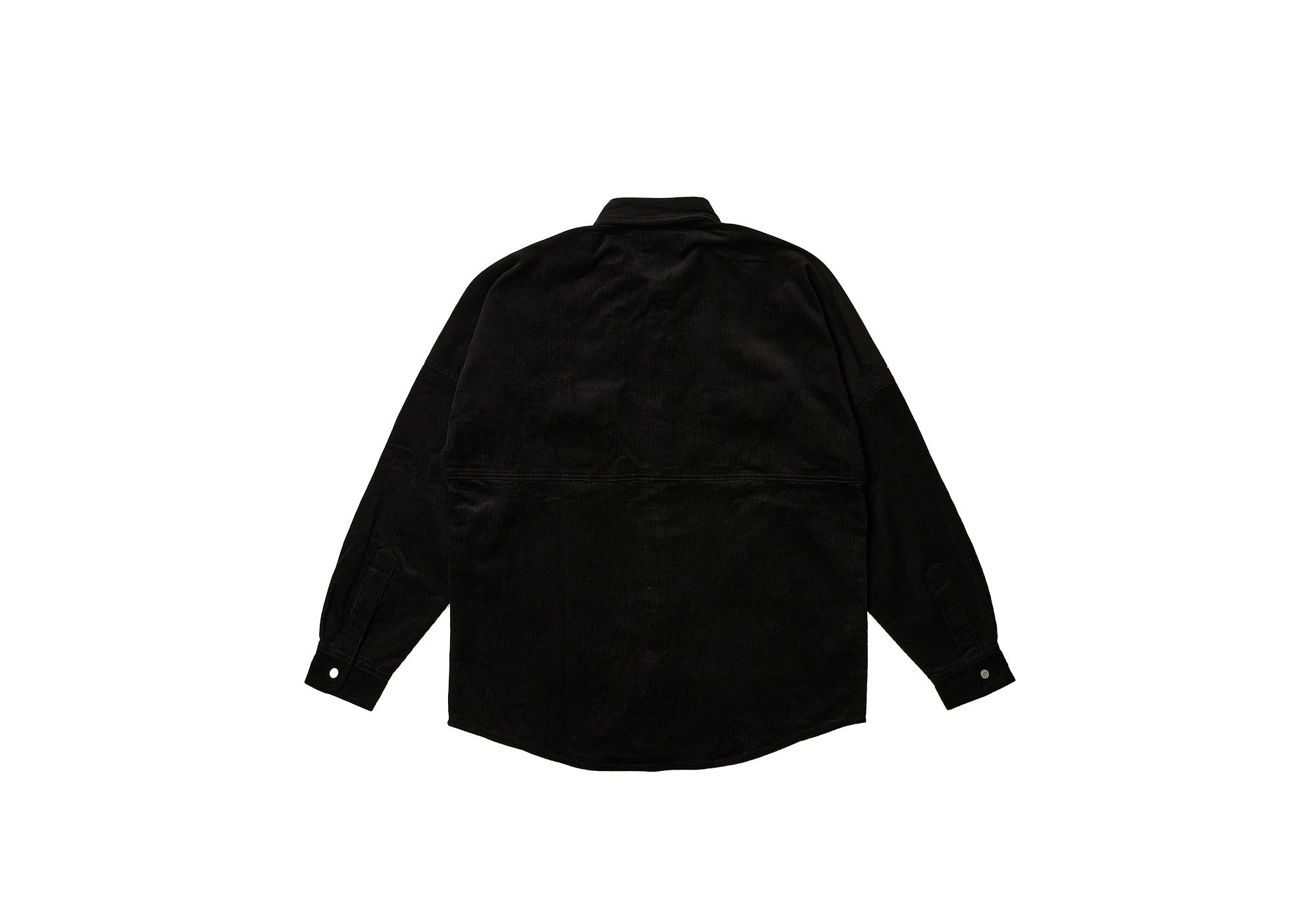 DROP SHOULDER CORD SHIRT BLACK sold by PALACE product image thumbnail 2