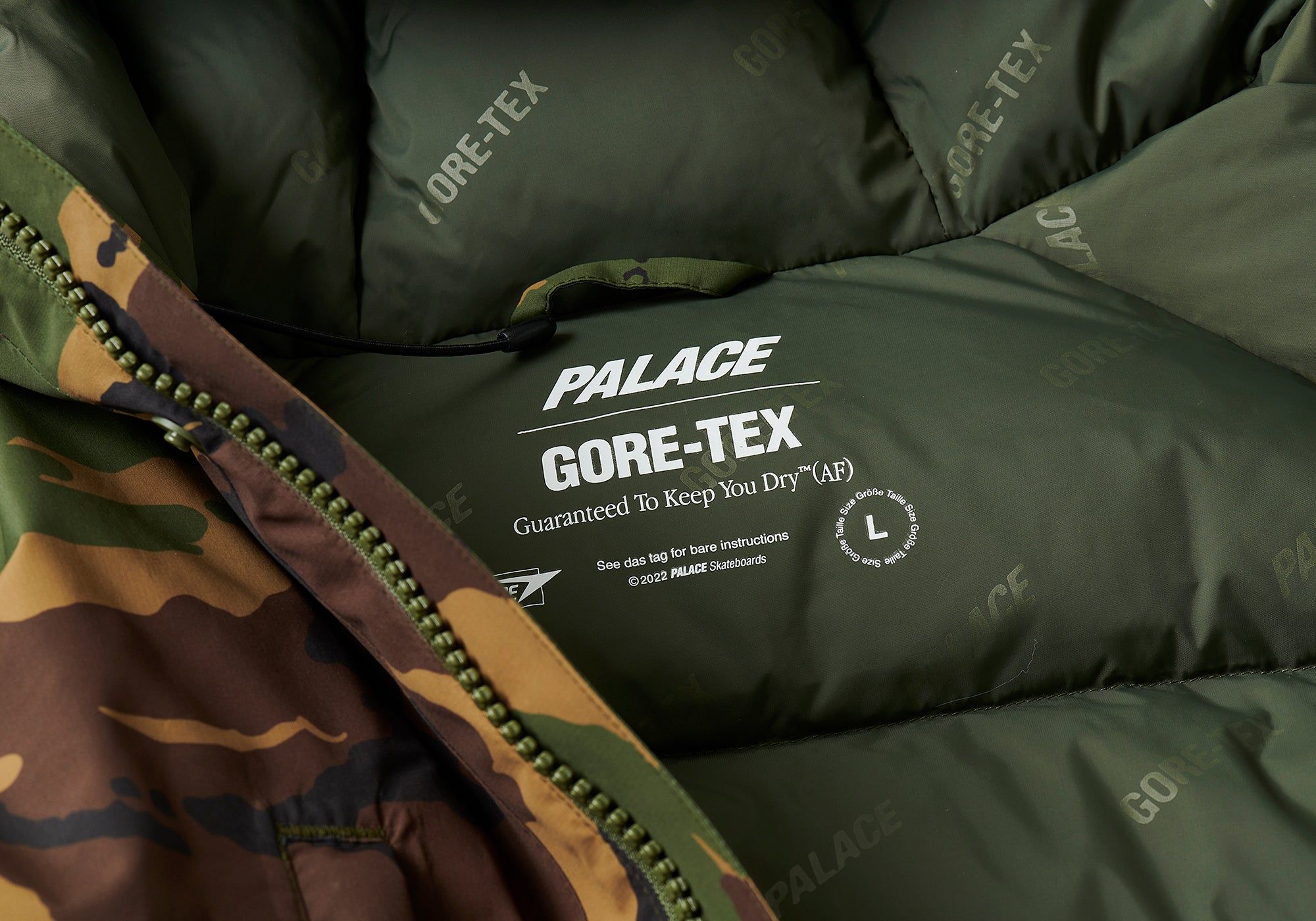 GORE-TEX DOWN PARKA WOODLAND DPM sold by PALACE product image thumbnail 10