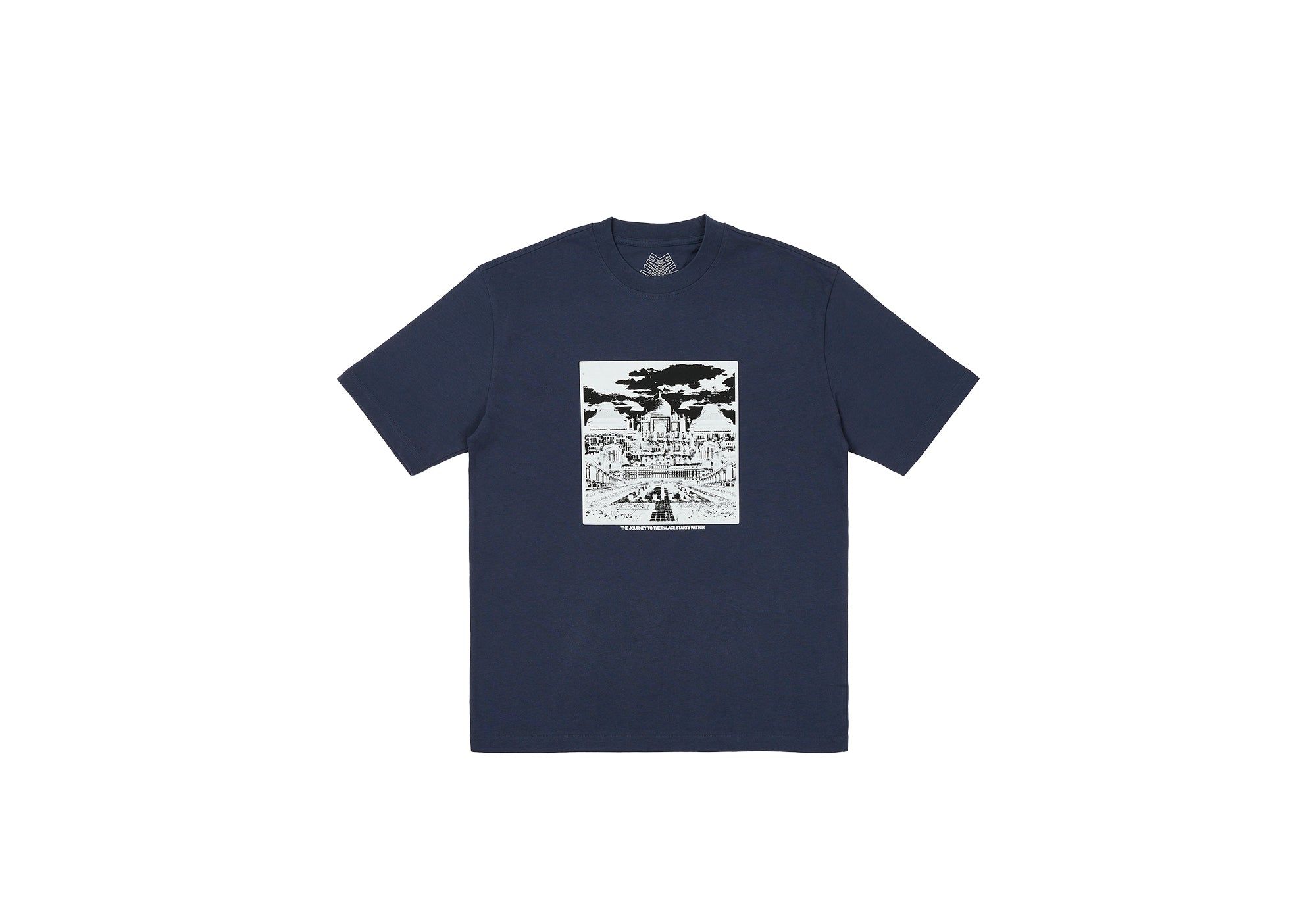 MULTI PALACE T-SHIRT NAVY sold by PALACE