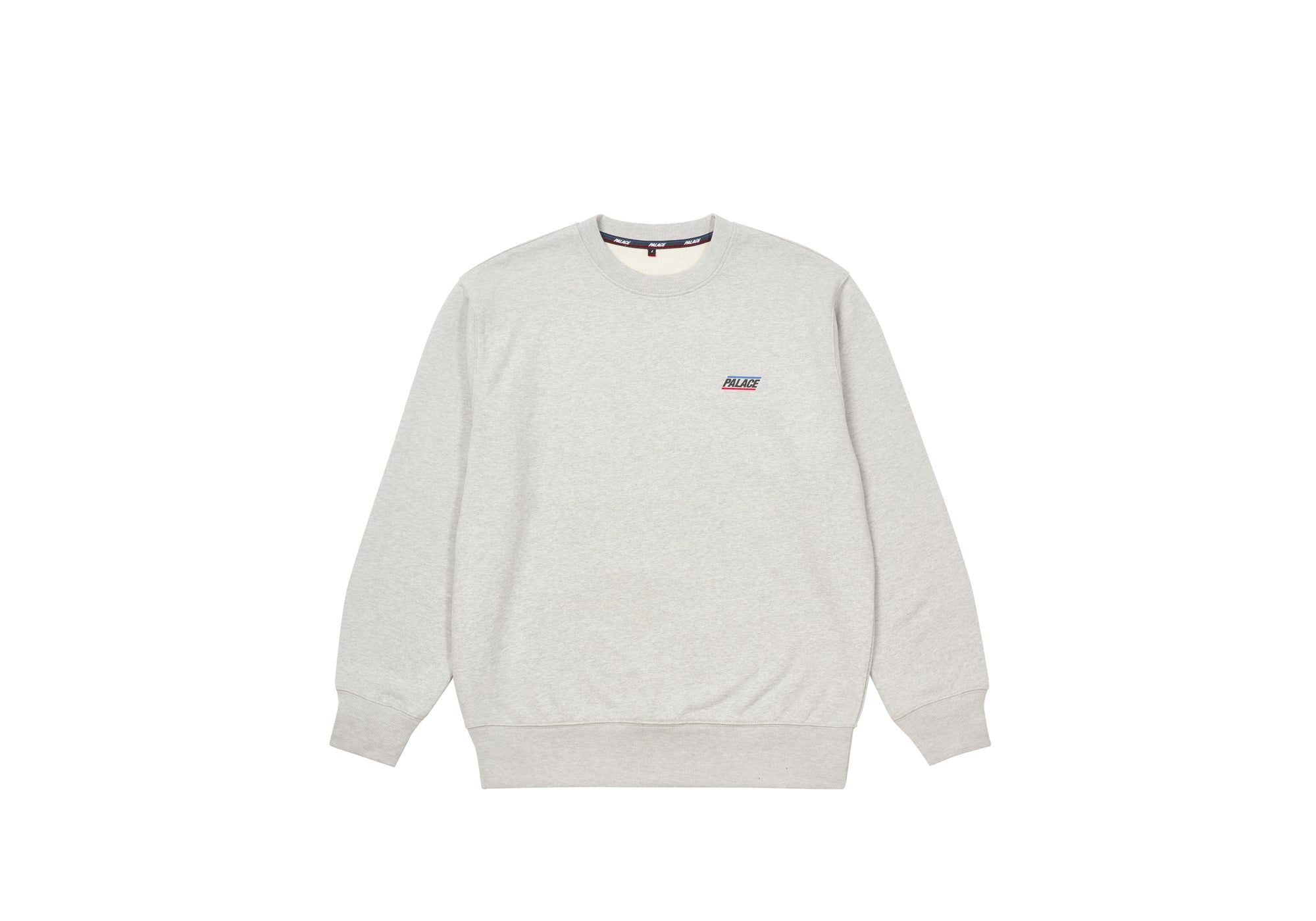 BASICALLY A CREW GREY MARL sold by PALACE