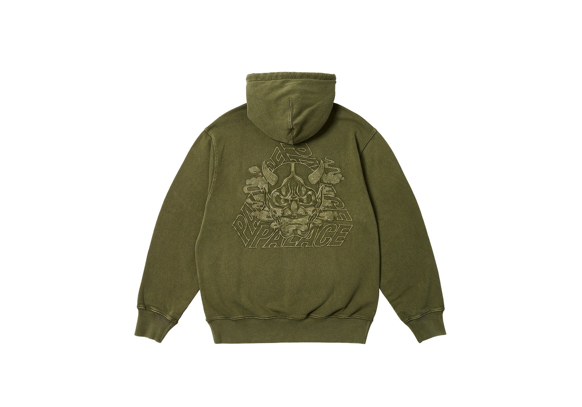 DEMON HOOD THE DEEP GREEN sold by PALACE