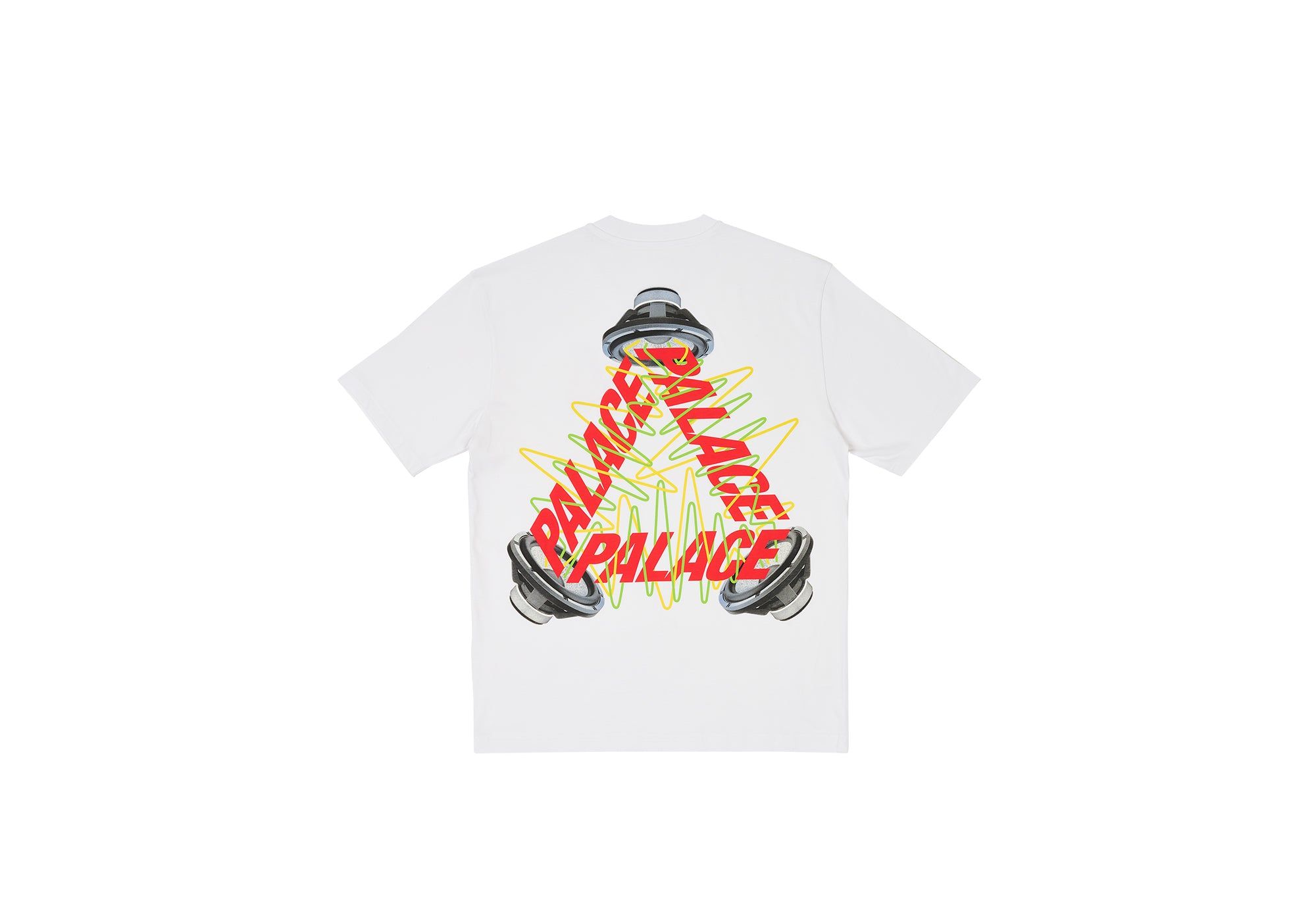 SPEAKER P-3 T-SHIRT WHITE sold by PALACE