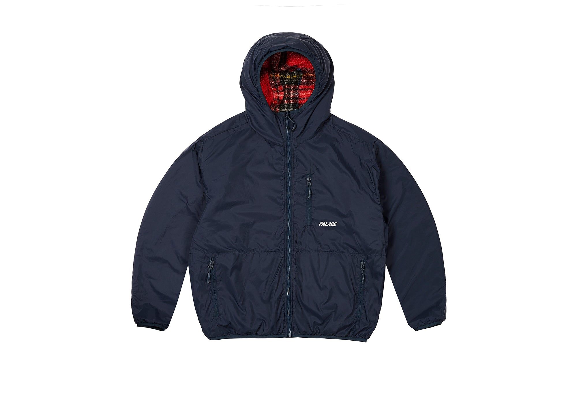 REVERSIBLE CHECK FLEECE JACKET RED sold by PALACE product image thumbnail 3