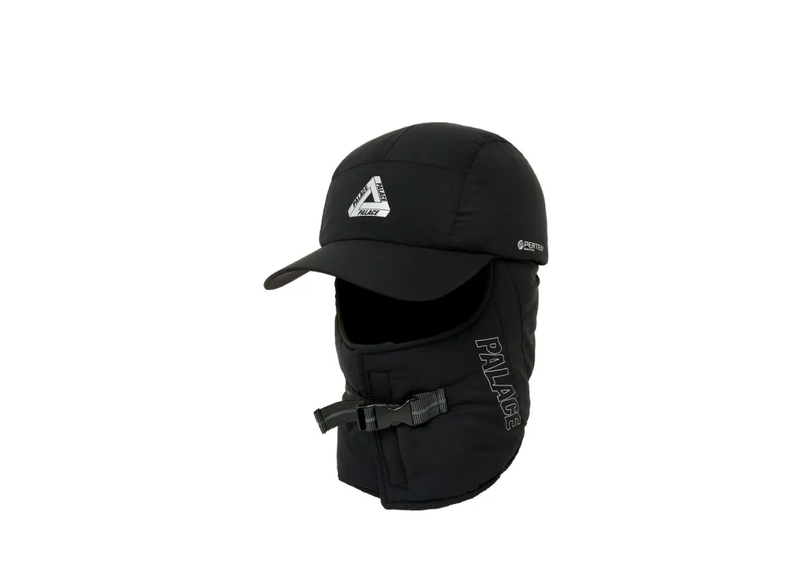 PERTEX MASK CAP BLACK sold by PALACE