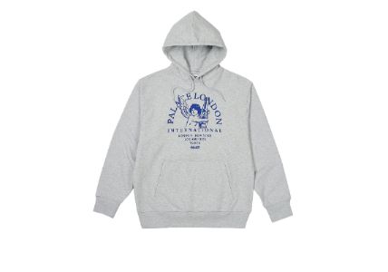 INTERNATIONAL HOOD GREY MARL sold by PALACE