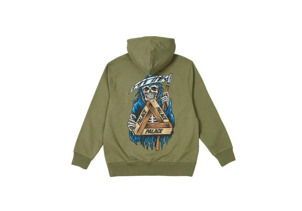 REAPER HOOD THE DEEP GREEN sold by PALACE