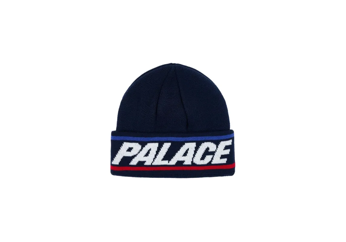 BASICALLY A BEANIE NAVY made by PALACE