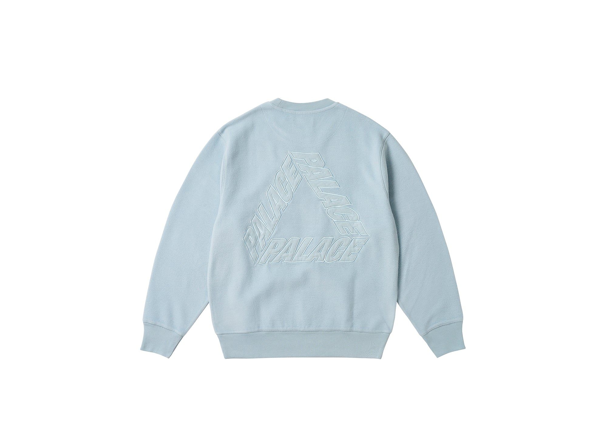 REVERSE P-3 CREW CHILL BLUE sold by PALACE