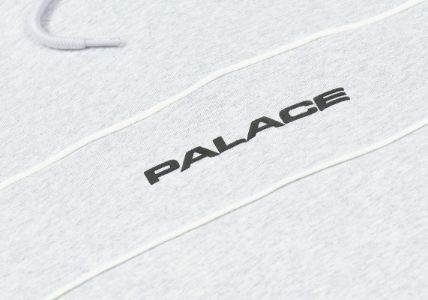 TRACK HOOD GREY MARL sold by PALACE