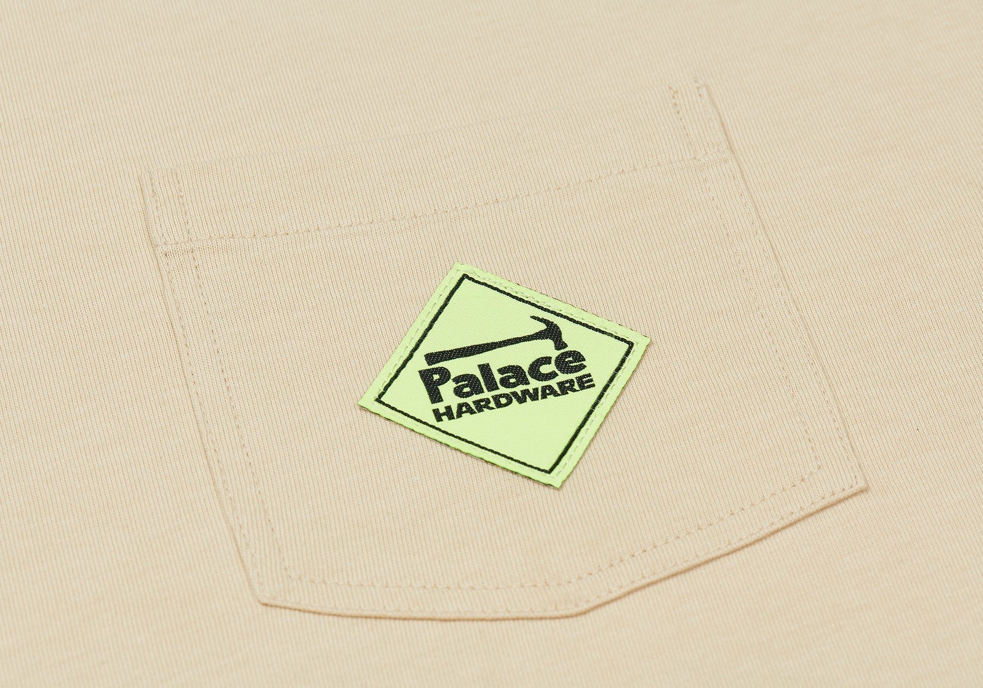 PALACE HARDWARE POCKET T-SHIRT CAMEL sold by PALACE product image thumbnail 2
