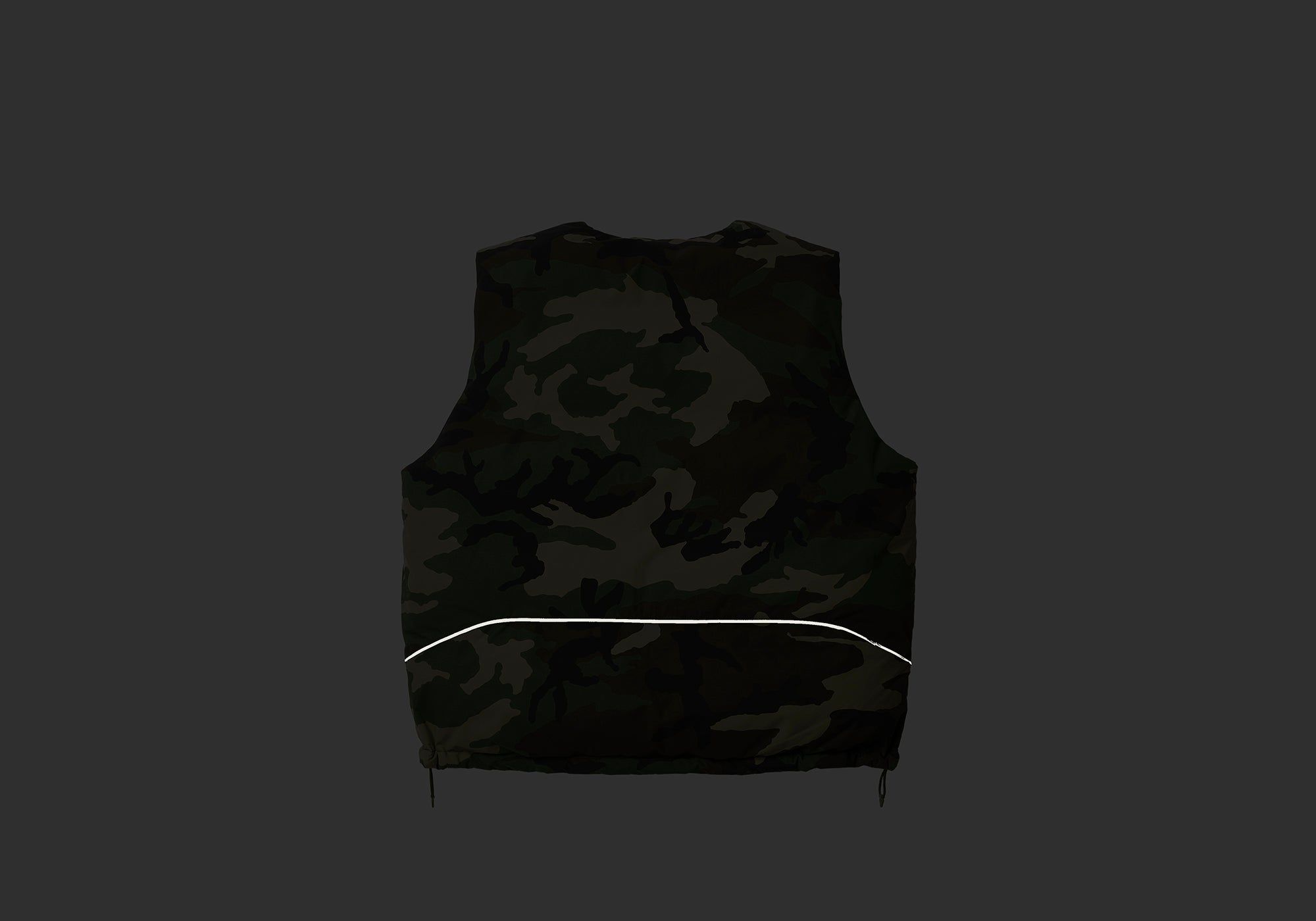 P-TECH REVERSIBLE PUFFA VEST CAMO | Parallel