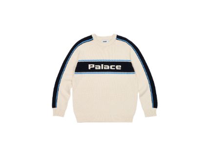 ELECTRONICA KNIT SOFT WHITE sold by PALACE