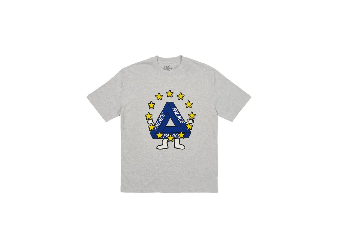 MISSING EU T-SHIRT GREY MARL sold by PALACE