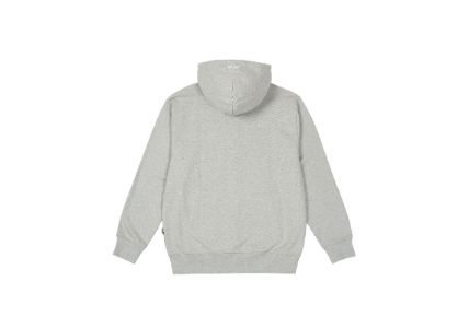 FELT P ZIP HOOD GREY MARL sold by PALACE
