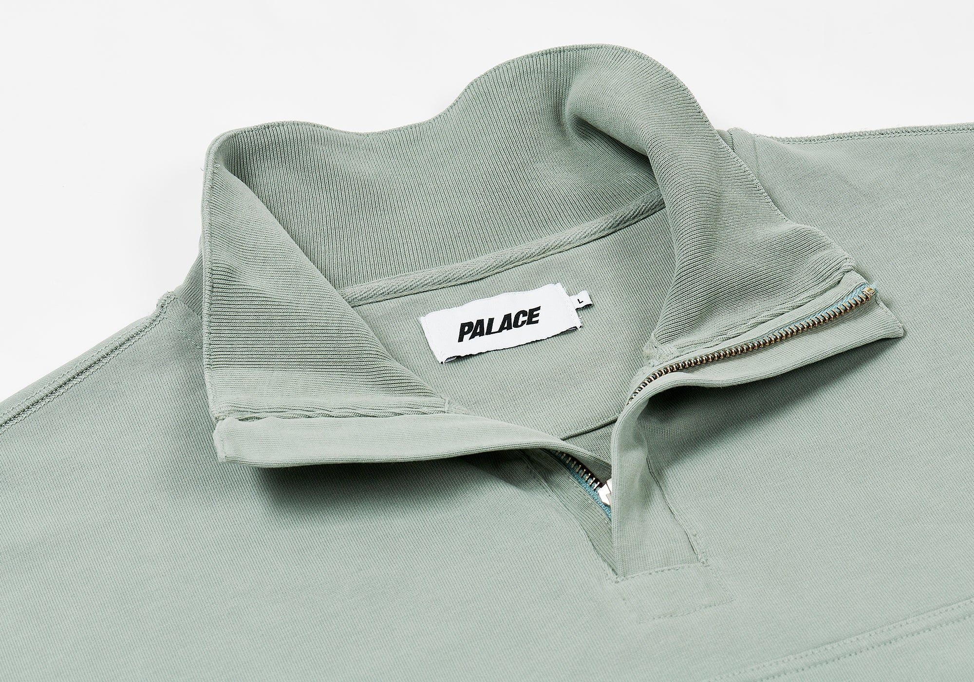 1/4 ZIP WASHED FUNNEL JADE sold by PALACE product image thumbnail 4
