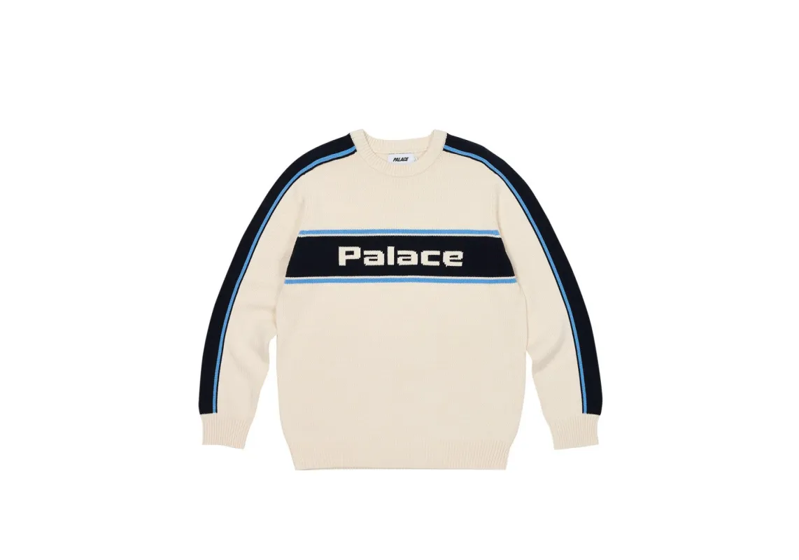 ELECTRONICA KNIT SOFT WHITE sold by PALACE