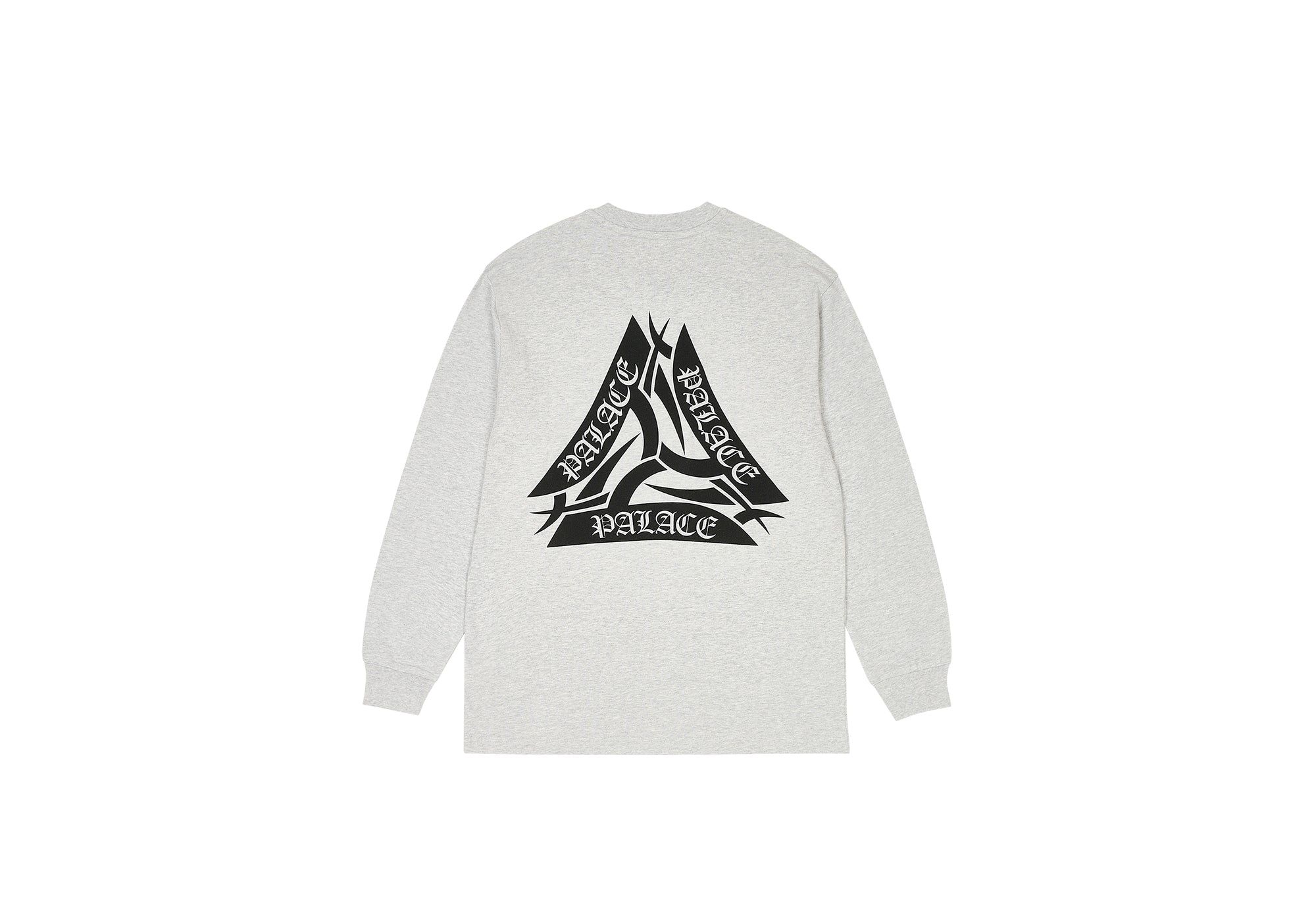 TRIBAL TRI LONGSLEEVE GREY MARL sold by PALACE