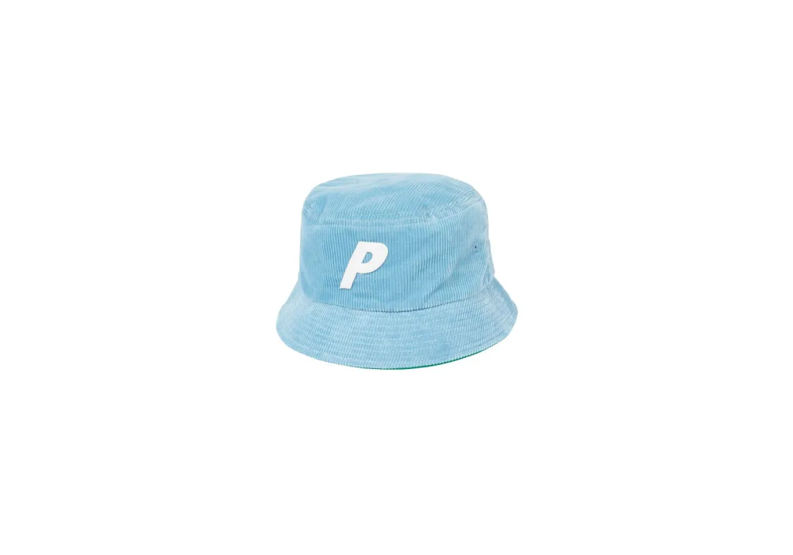 P CORDUROY BUCKET BLUE sold by PALACE
