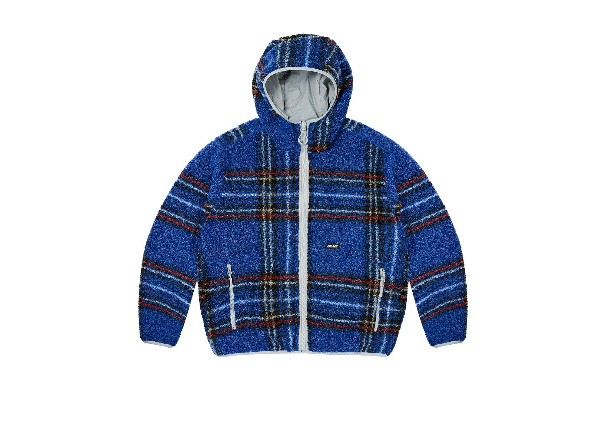 REVERSIBLE CHECK FLEECE JACKET BLUE sold by PALACE