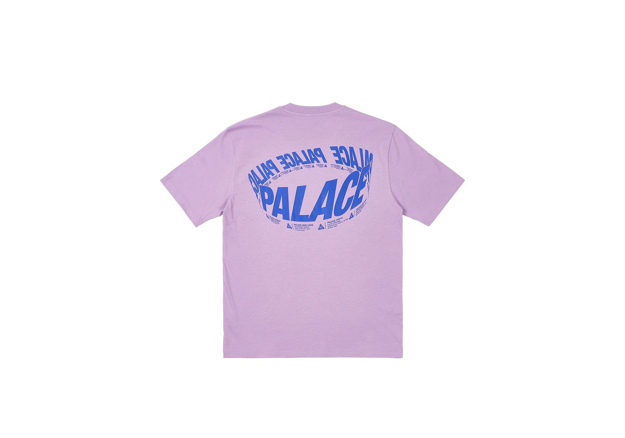 WRAPPER LOGO T-SHIRT LIGHT PURPLE sold by PALACE