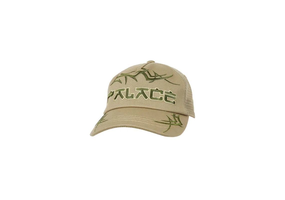 TRIBAL TRUCKER HAT STONE sold by PALACE