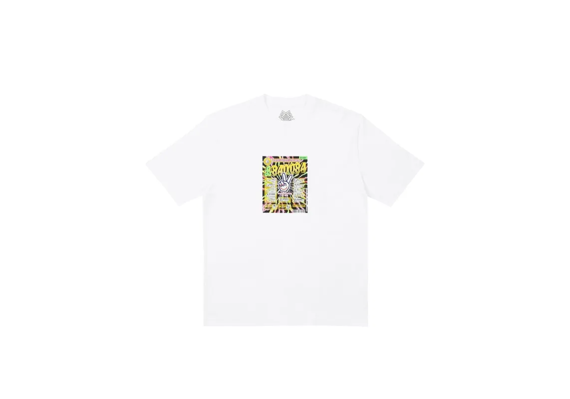 SCRATCHY T-SHIRT WHITE sold by PALACE