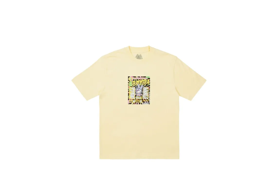 SCRATCHY T-SHIRT MELLOW YELLOW sold by PALACE